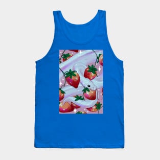 Ball Python With Strawberries Tank Top